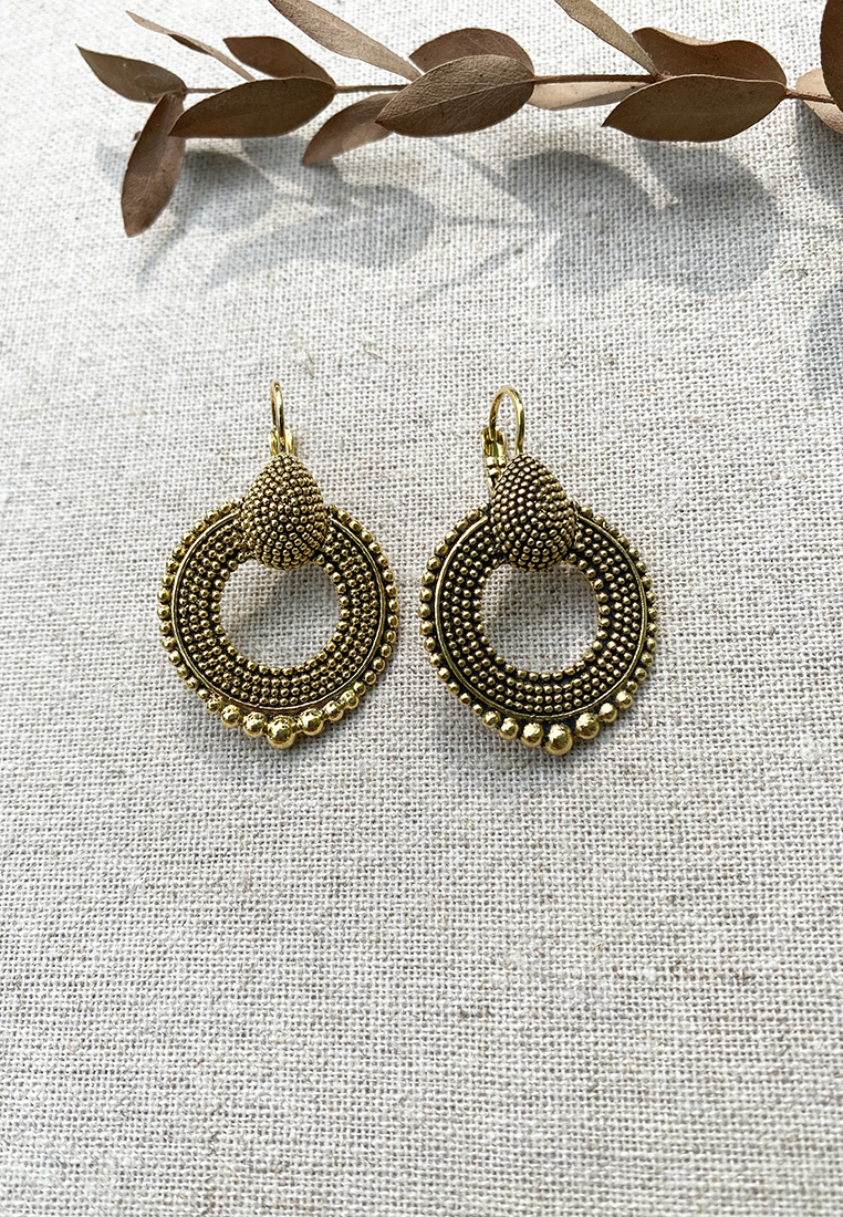 Ohrenhänger Fuchsia Gold Ohrenhänger Fuchsia Gold