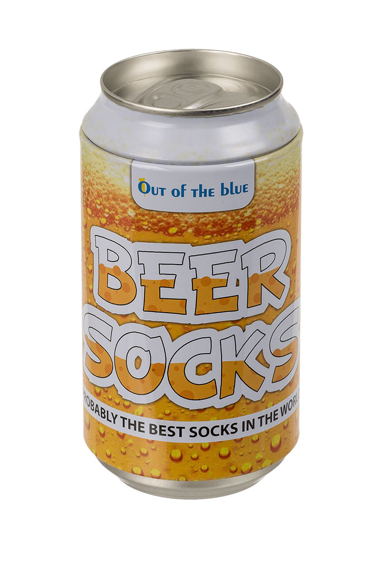 Eine Bier Dose Socken