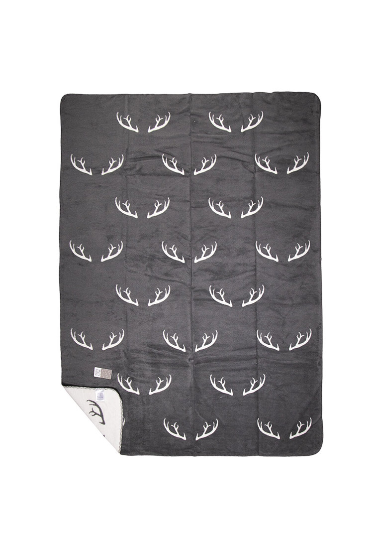 Decke Luxery Living mit Hirschgeweih 150x200cm