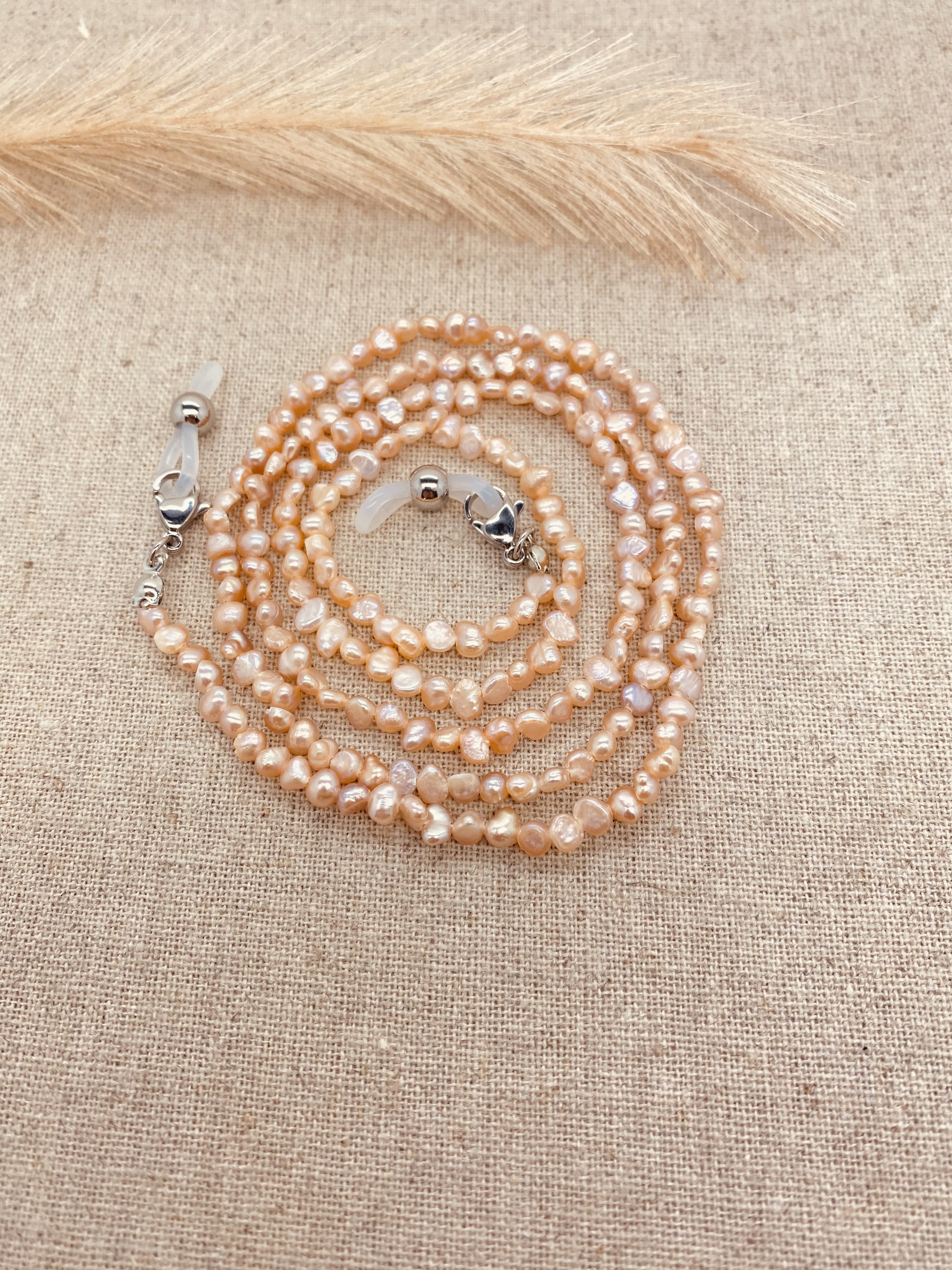Brillen- und Maskenkette aus Kunstperlen Lukrezia pearl