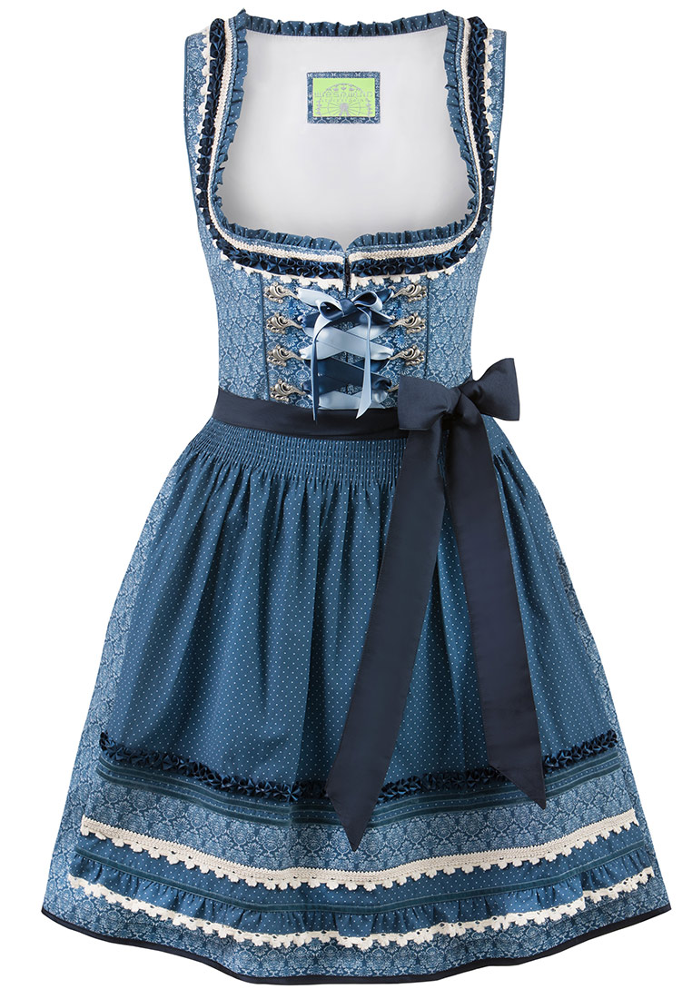 Dirndl Angelica blau