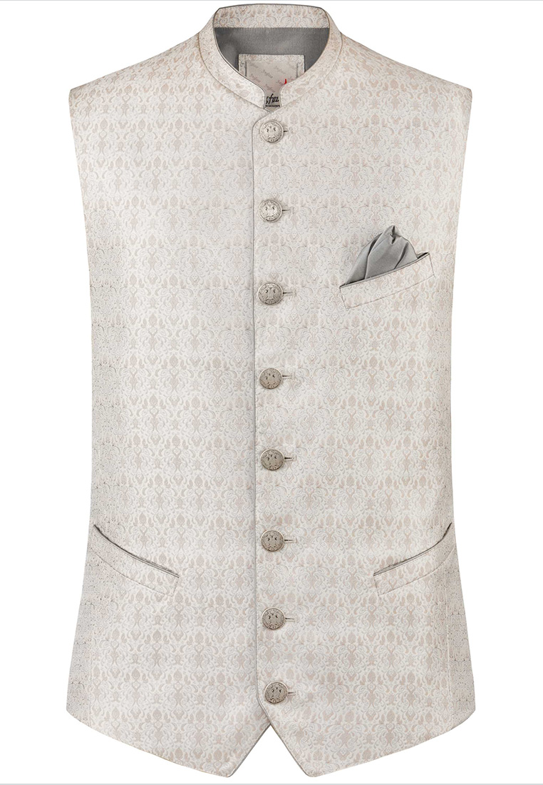 Hochzeitstrachtenweste Anselmo taupe