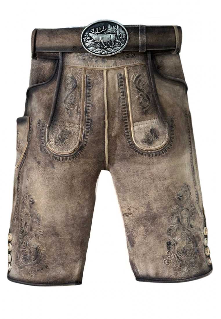Lederhose Achim hellbraun