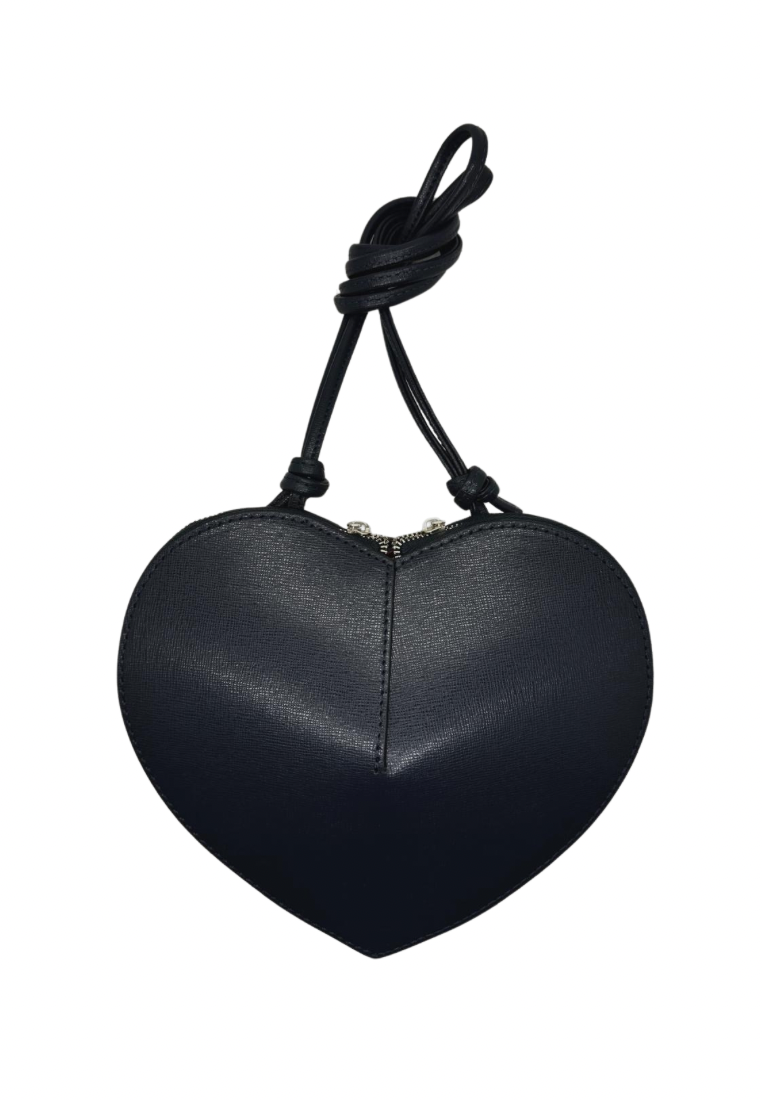 Trachtentasche Herzblatt schwarz