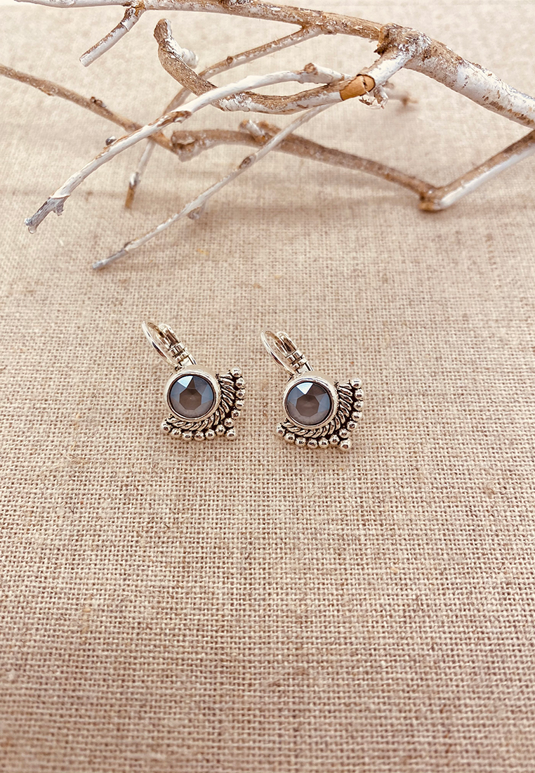 Ohrenhänger Bettina rauchblau Ohrenhänger Bettina rauchblau