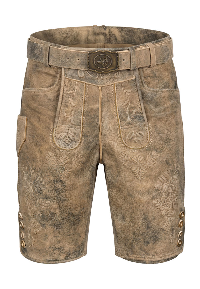 Lederhose Tom beige sand