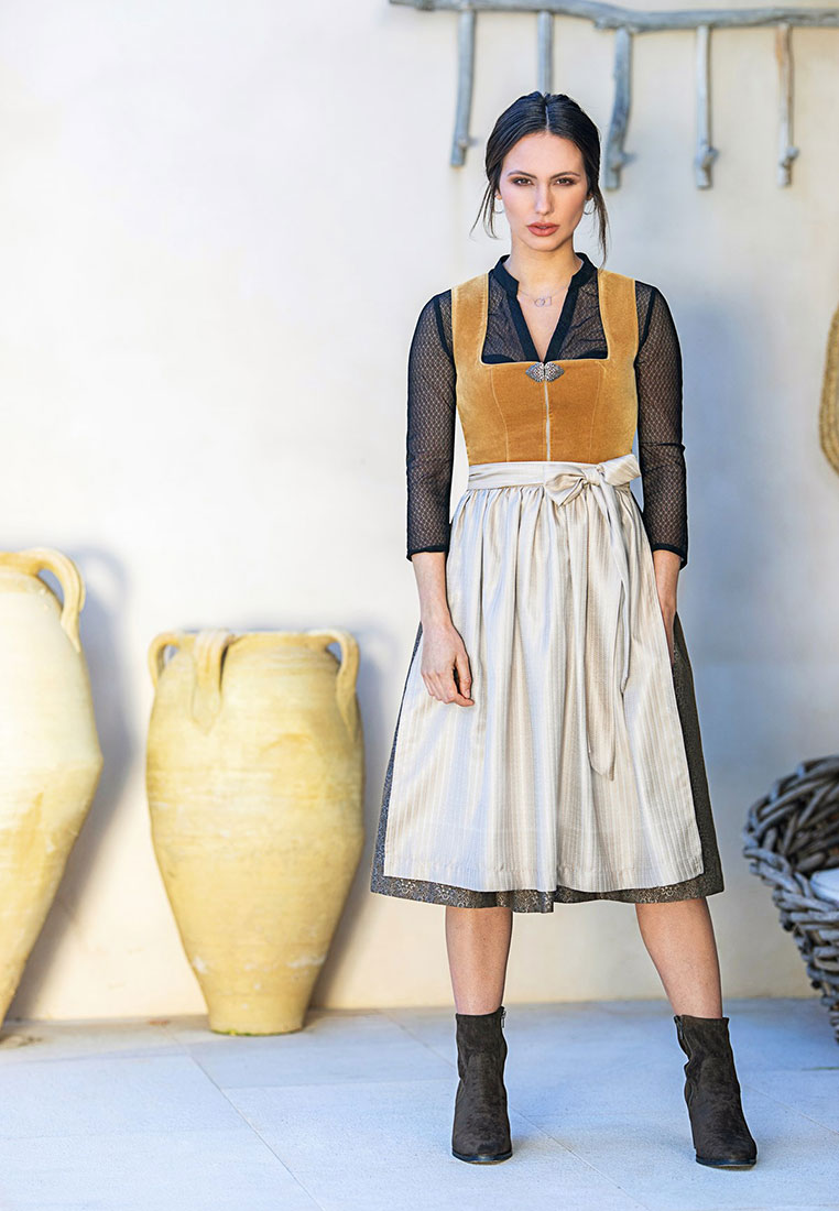 Dirndl Camella taupe