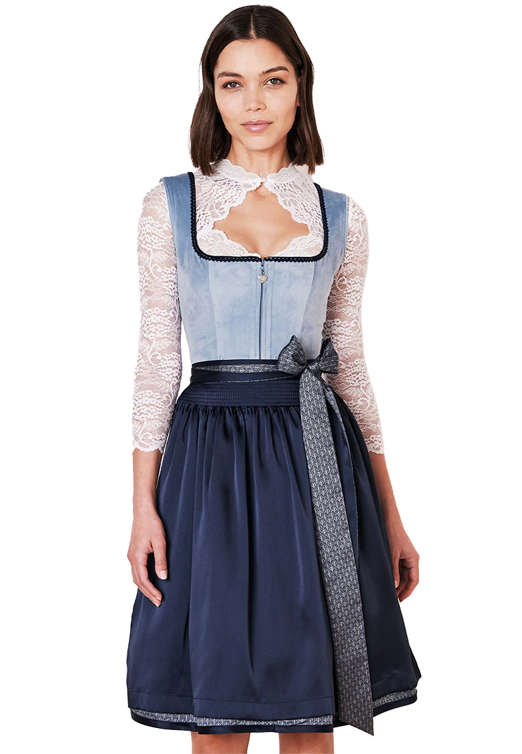 Dirndl Dena blau