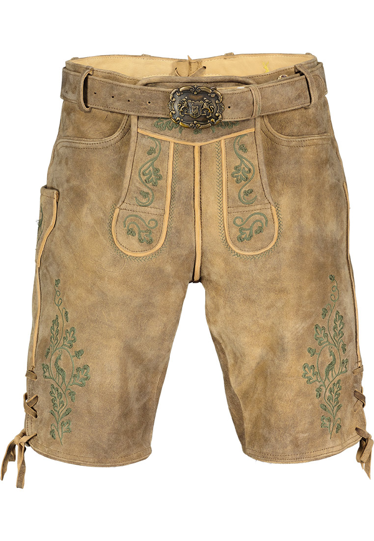 Almsach Lederhose Lars oliv