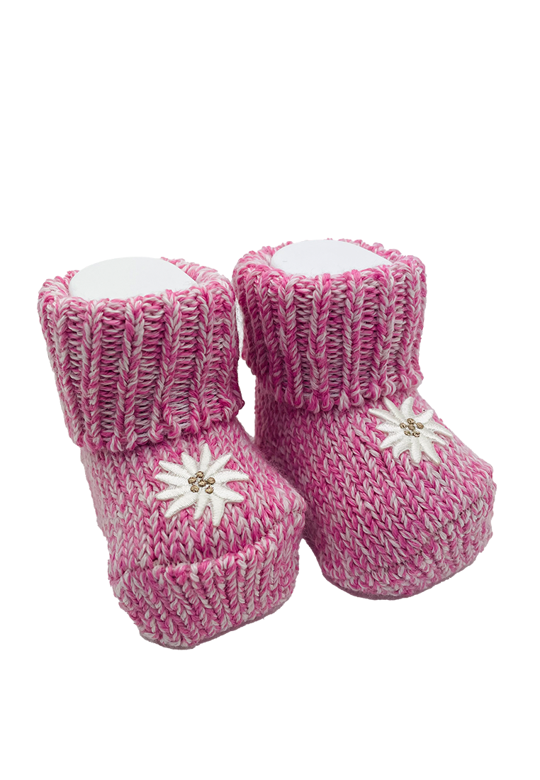 Babyschuh Edelweiss rosa