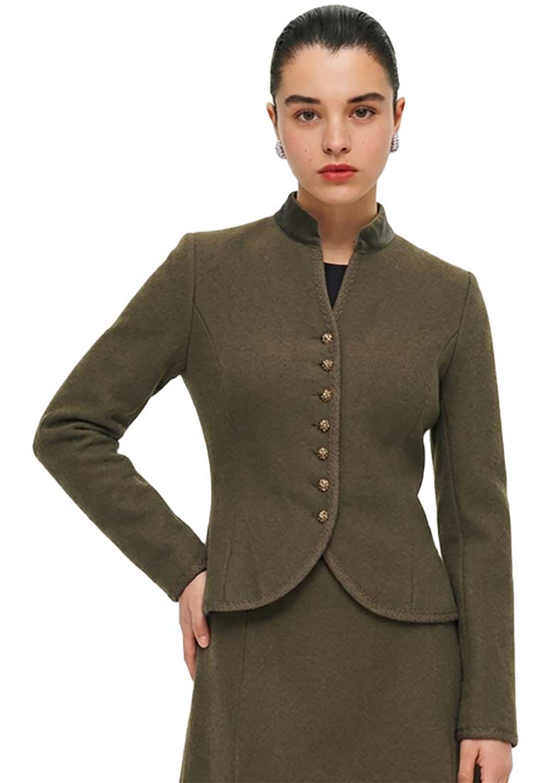 Alpenherz Walkjanker Amelie oliv