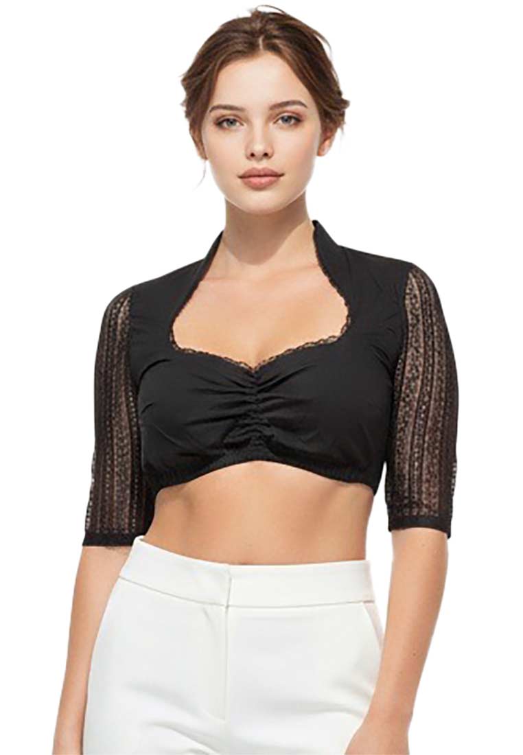 Dirndlbluse Ira Christina schwarz