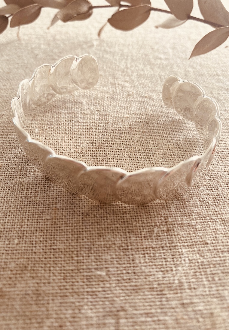 Armspange Eisenhut silber  Armspange Eisenhut silber