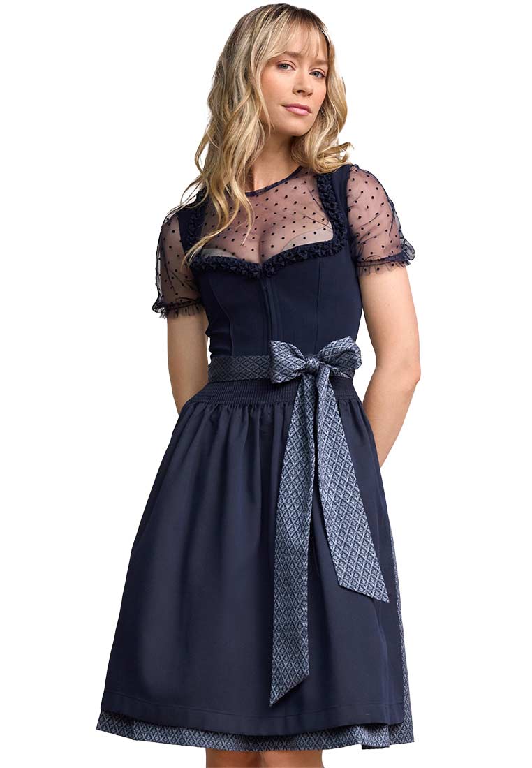 Dirndl Anica marine 60 cm