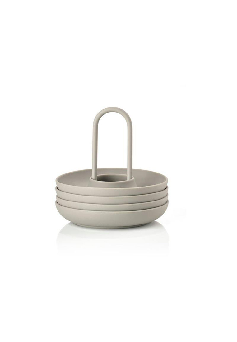 Zone Denmark Eierbecher Singles 4er Set Grau