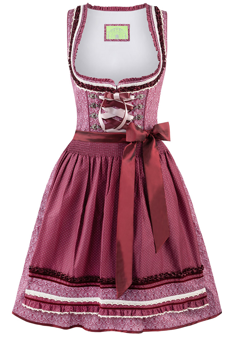 Dirndl Angelica bordeaux