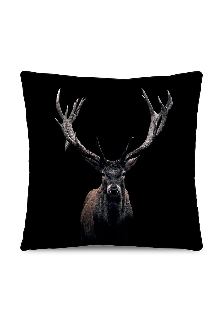 Samtkissen Wapiti Hirsch 45x45cm Samtkissen Wapiti Hirsch 45x45cm