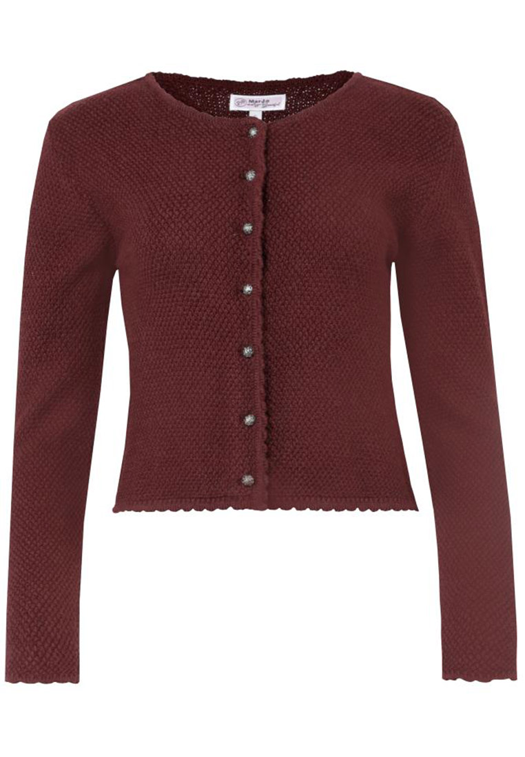 Trachtenstrickjacke Vilseck bordeaux Trachtenstrickjacke Vilseck bordeaux
