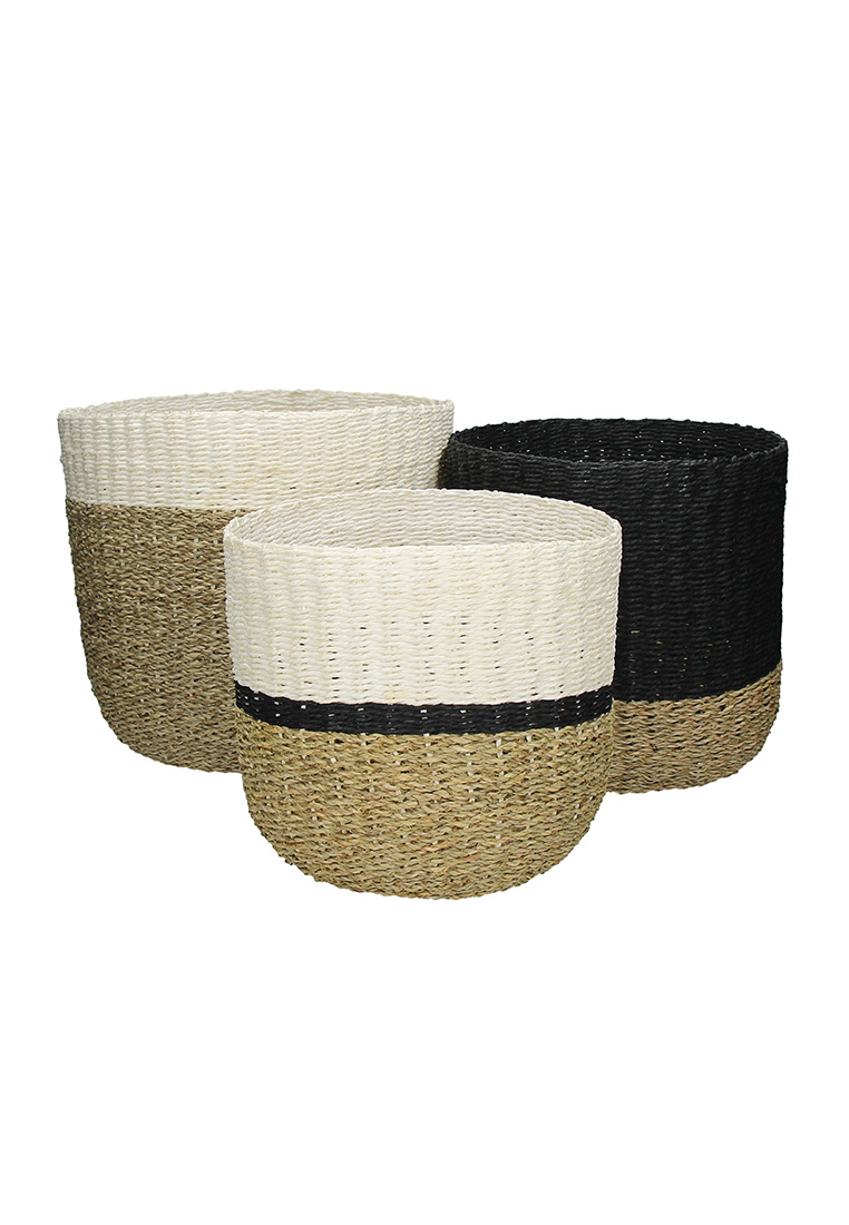 Seegras Flechtkörbe 3er Set Seegras Flechtkörbe 3er Set