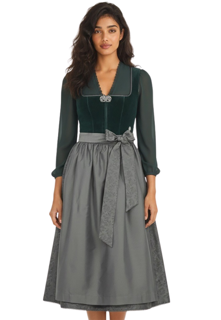Dirndl Aislingen waldgrün 65cm