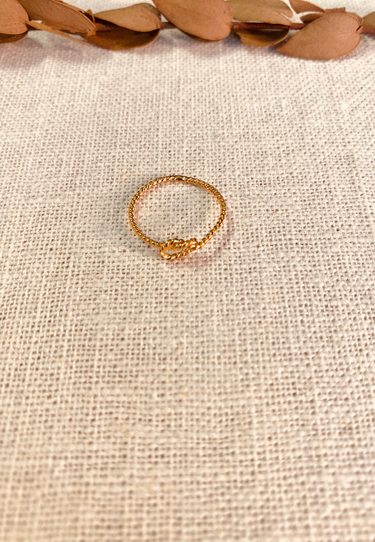 Ring Knoten Gold