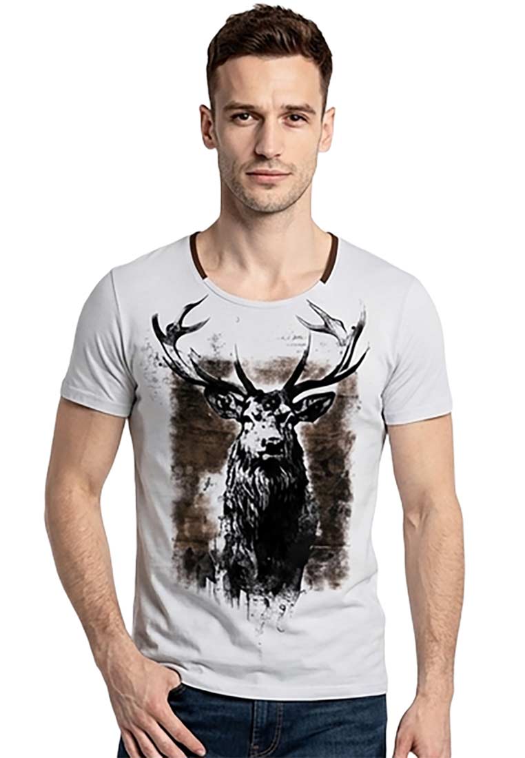 Herren Trachtenshirt Gumpert weiss