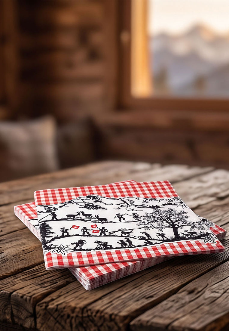 TRENDFORM Papierservietten SWISS VICHY 20er Set
