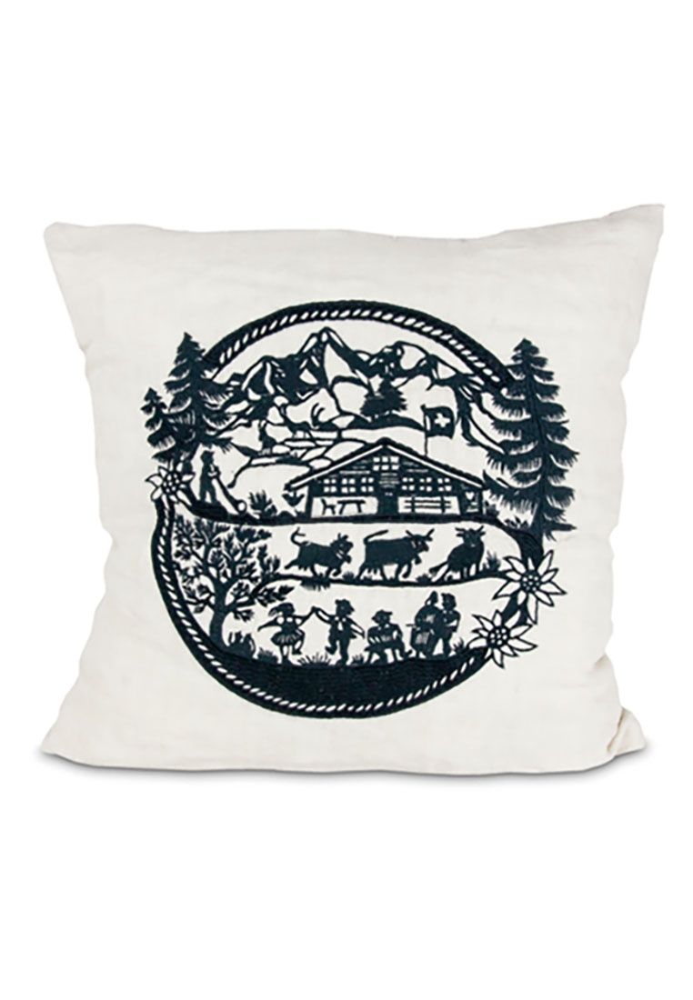 Alpine Moments Leinenkissen weiss Alpine Moments Leinenkissen weiss