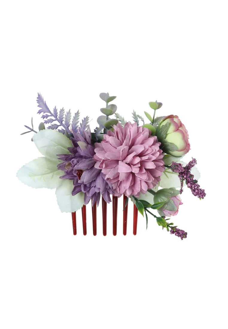 Blumen Haarschmuck lila
