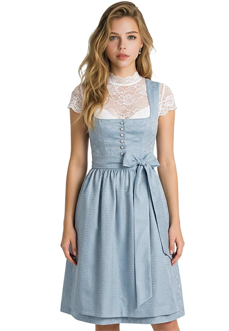 Dirndl Langdorf hellblau