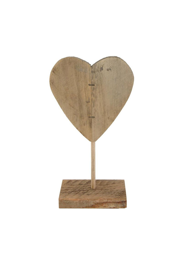 Altholzherz Dete auf Ständer Altholzherz Dete auf Ständer