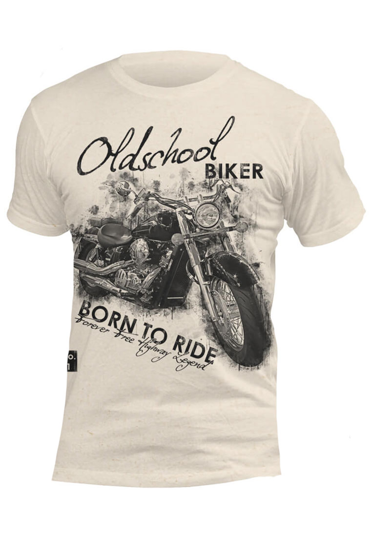 Herrenshirt Oldschool Biker