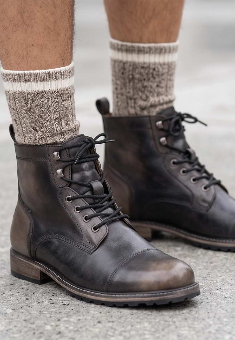 Herrenschuh Alpina schwarz