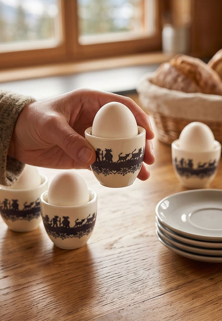 Eierbecher SWISS TRADITION 4er Set