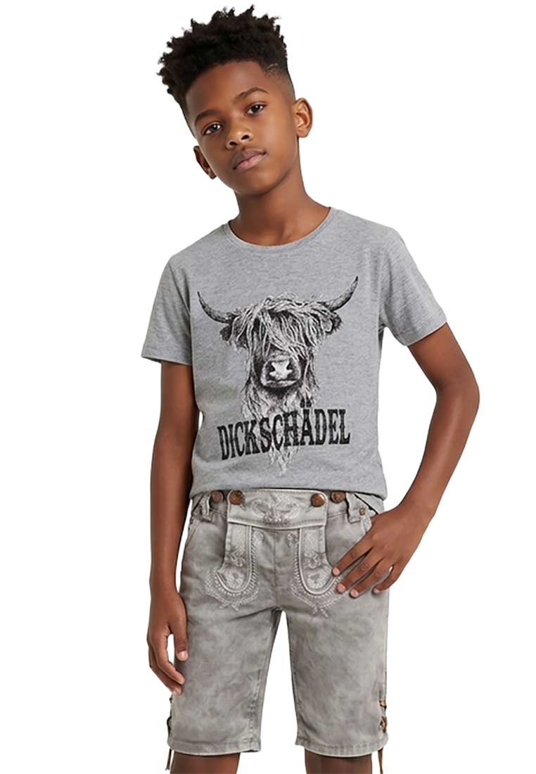 Trachtenjeans Kids grau