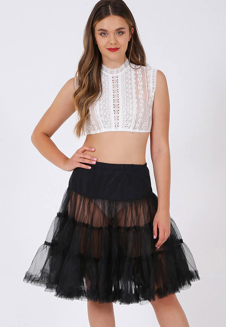 Petticoat schwarz