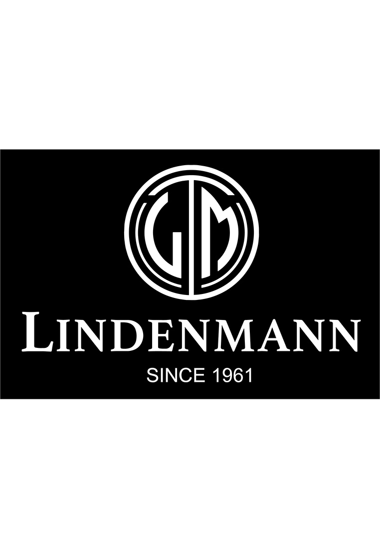 Lindenmann Logo – schwarzes Markenlogo des deutschen Gürtel- und Accessoire-Herstellers Lindenmann, klar und schlicht gestaltet für die Markenpräsentation auf der Webseite.