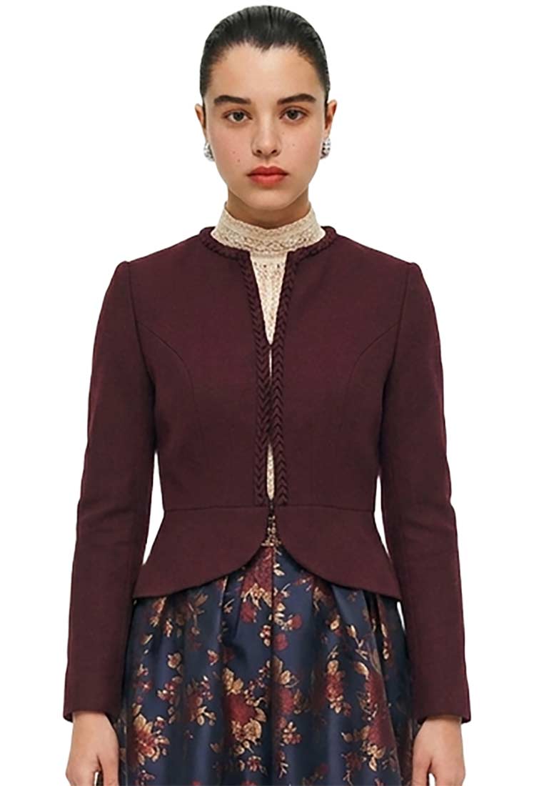 Trachtenjacke Virgina bordeaux