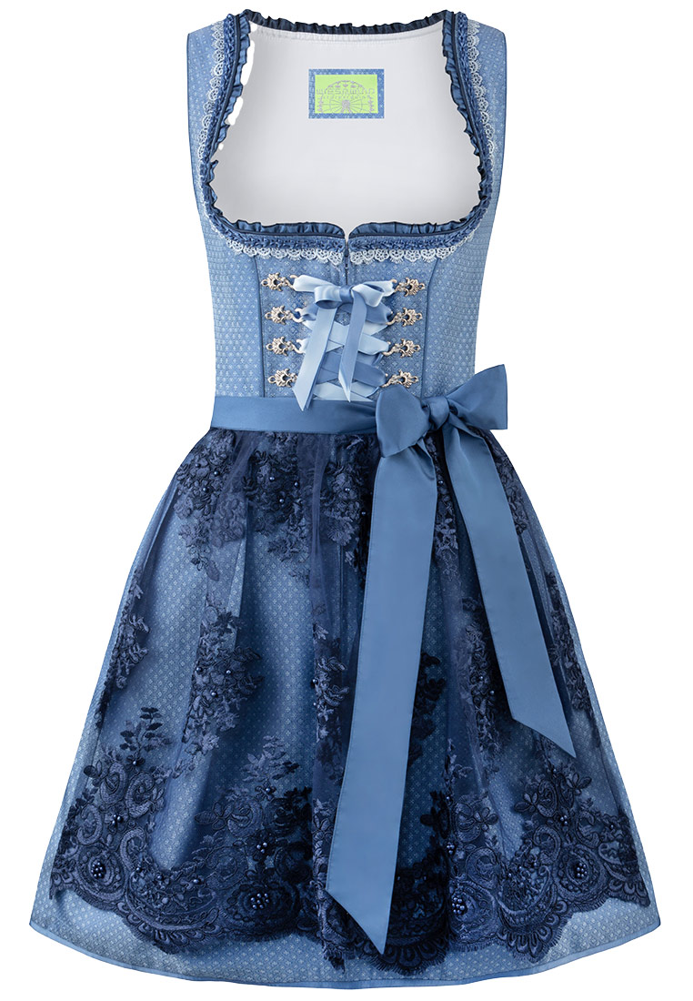 Dirndl Beliva blau