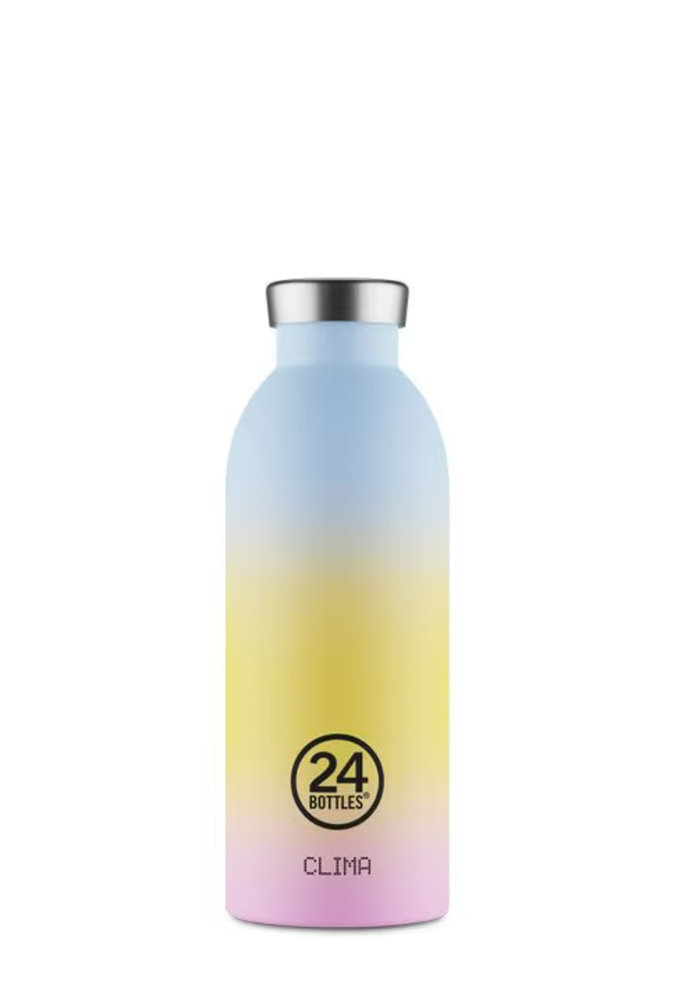 24Bottles Thermosflasche Clima 500ml, Aurora gelb mit rosa und blau 24Bottles Thermosflasche Clima 500ml, Aurora gelb mit rosa und blau