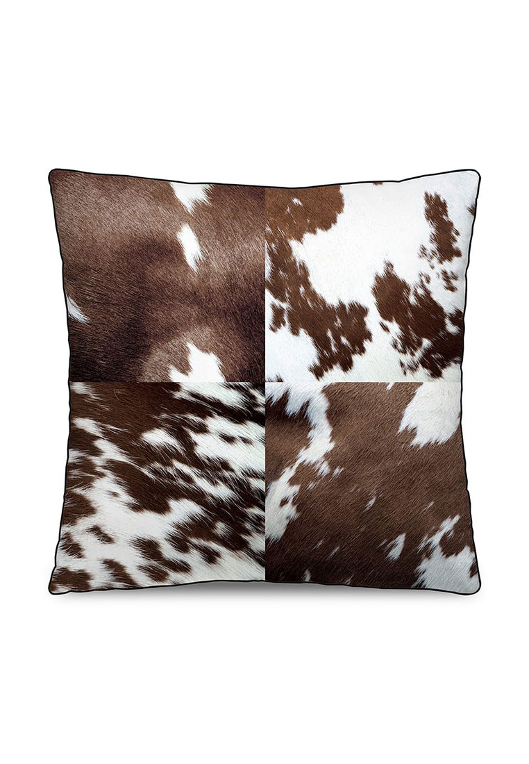 Kissen Kuh velours braun 45x45cm Kissen Kuh velours braun 45x45cm