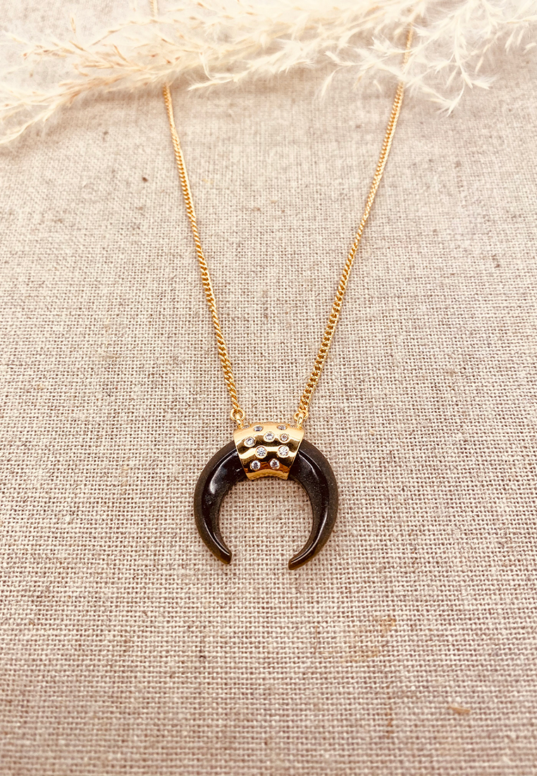 Kette Halbmond Gold Kette Halbmond Gold