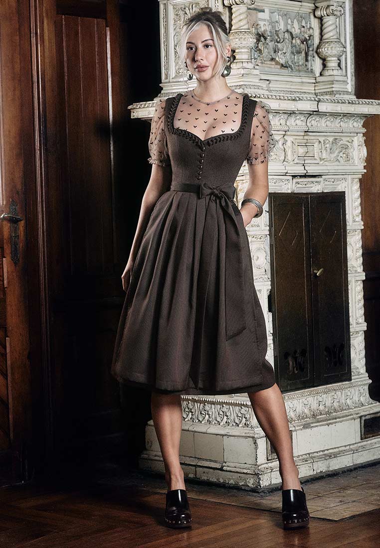 Dirndl Koko - Tream - braun 60 cm
