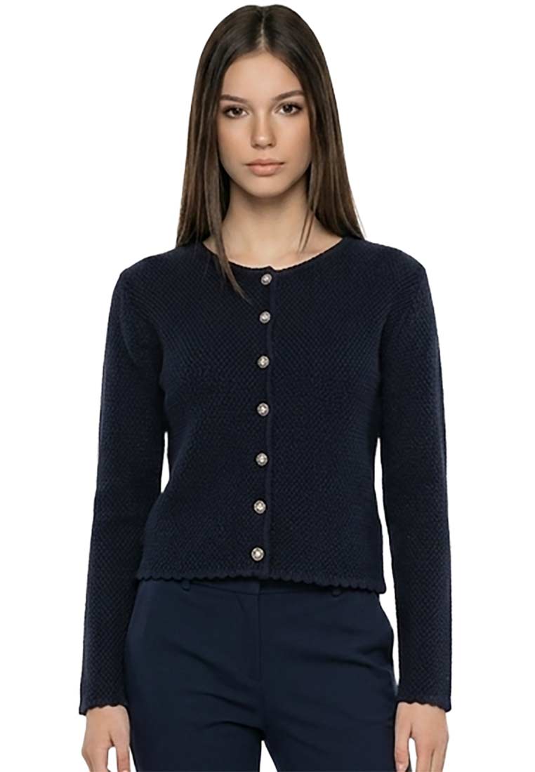 Trachtenstrickjacke Vilseck schwarz