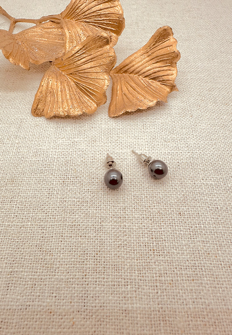 Ohrstecker Perla hematit