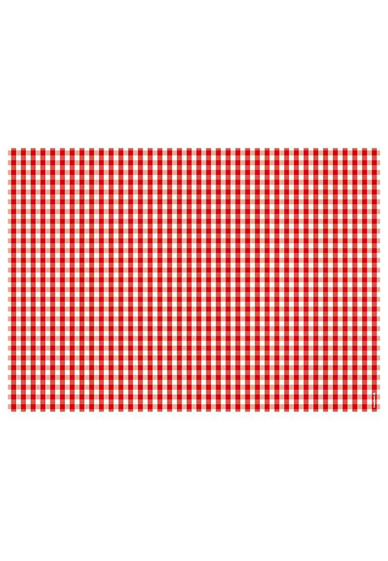 Papiertischset VICHY rot Block 50 Blatt Papiertischset VICHY rot Block 50 Blatt