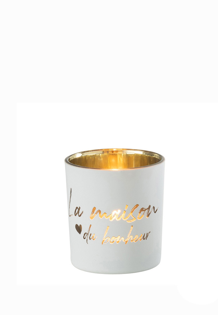 Windlicht Ma Maison weiss