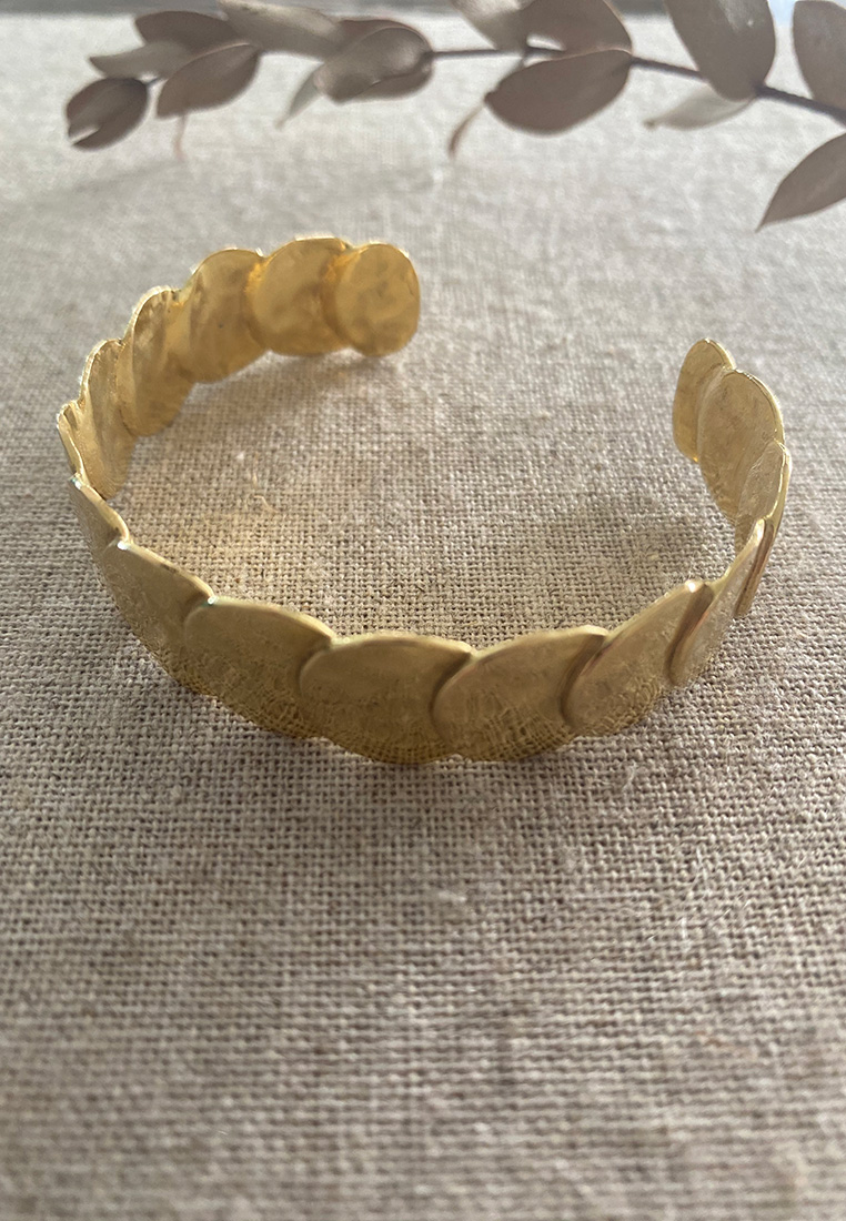 Armspange Eisenhut gold  Armspange Eisenhut gold