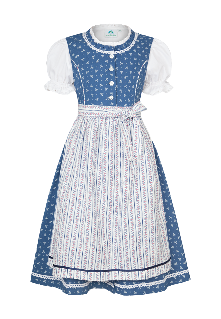 Kinderdirndl Claire blau