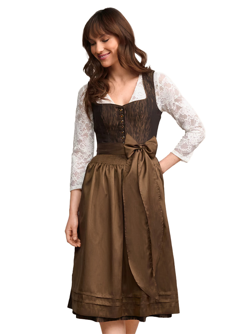 Dirndl Darby braun 70cm